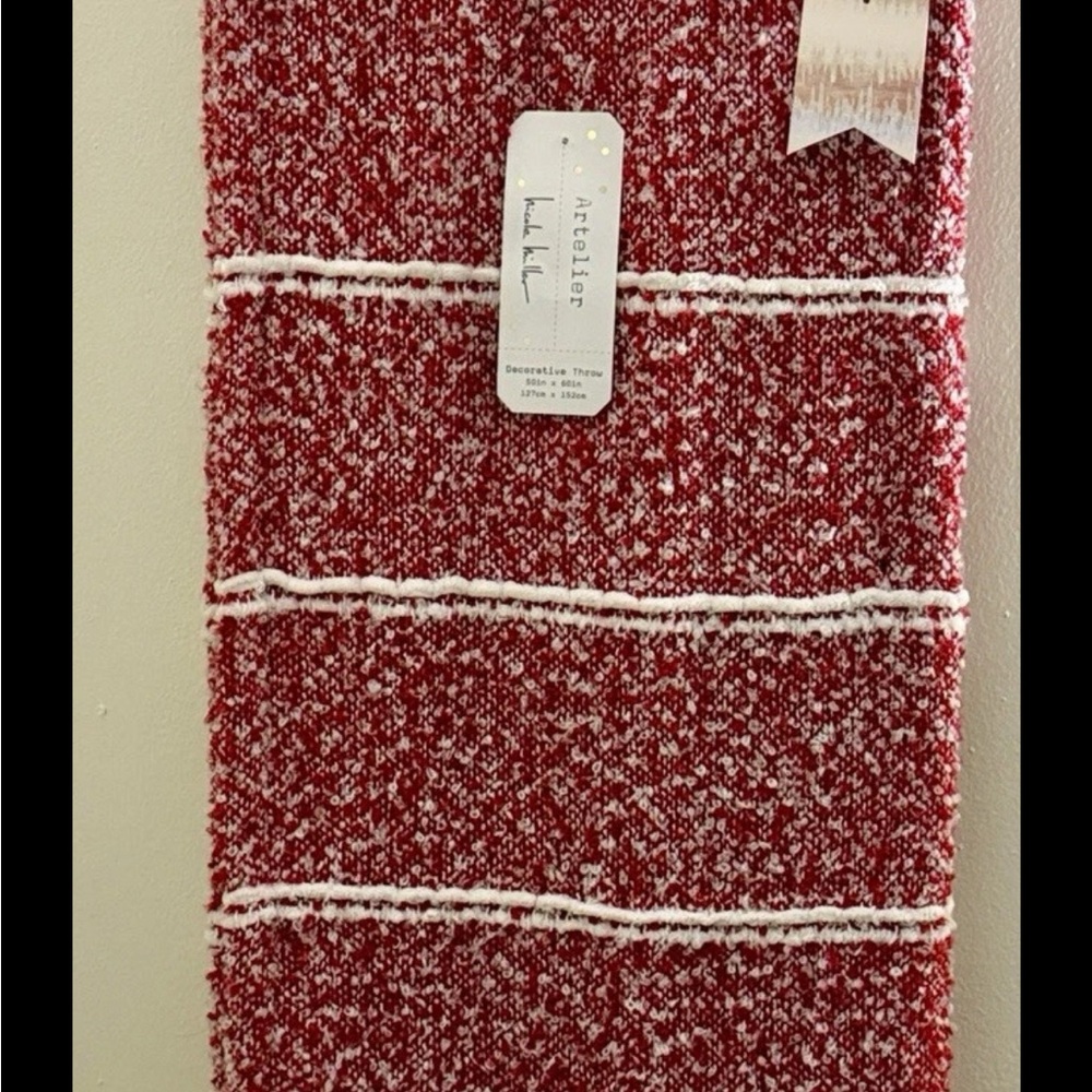 Artelier Nicole Miller Throw Blanket NWT